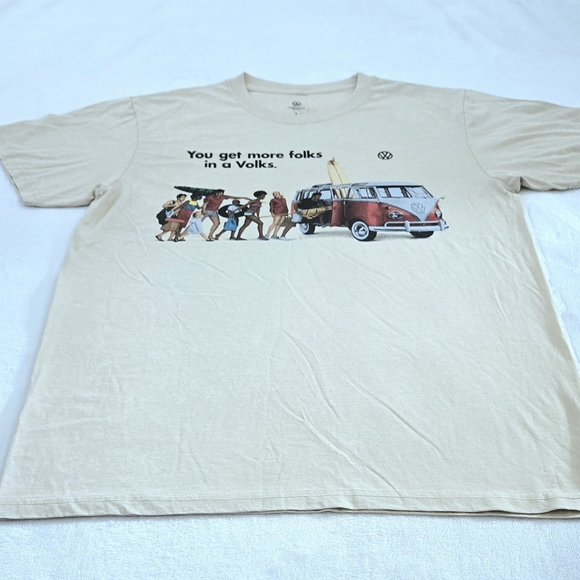 Changes VW "You get more folks in a Volks." Graphic Tee👕 - NWOT - Picture 9 of 10